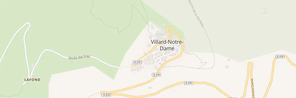 Plan du 5039 Le Village à Villard-Notre-Dame