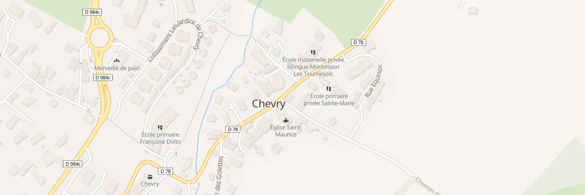 Plan du 542 Rue Saint-Maurice à Chevry