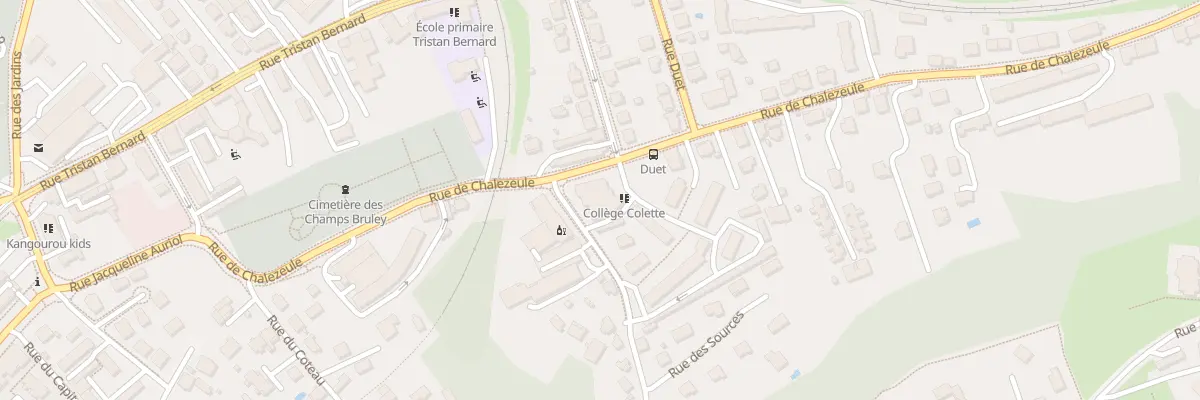 Plan du 24 Rue de Chalezeule à Besançon
