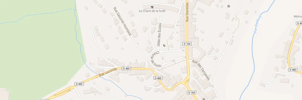 Plan du 1 Imp du Beauna à Darney