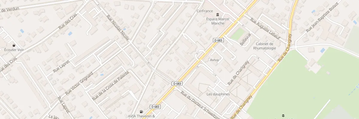 Plan du 173B Rue de Belfort à Besançon