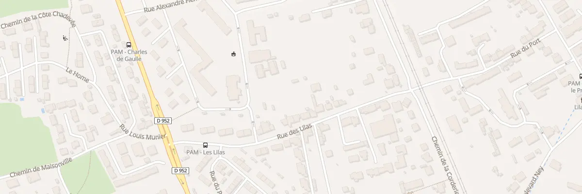 Plan du 182 Rue des Lilas à Pont-à-Mousson