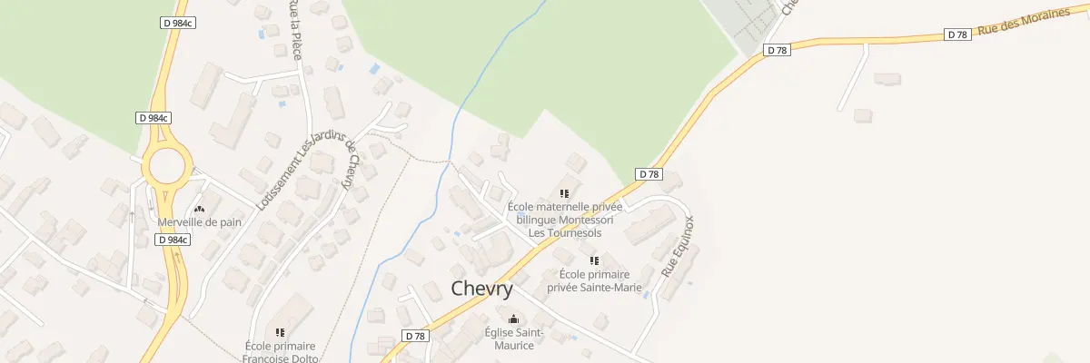 Plan du 627 Rue Saint-Maurice à Chevry
