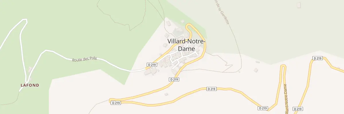 Plan du 5017 Le Village à Villard-Notre-Dame