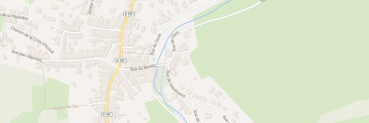 Plan du 9001 Rue de l’Esch à Jezainville