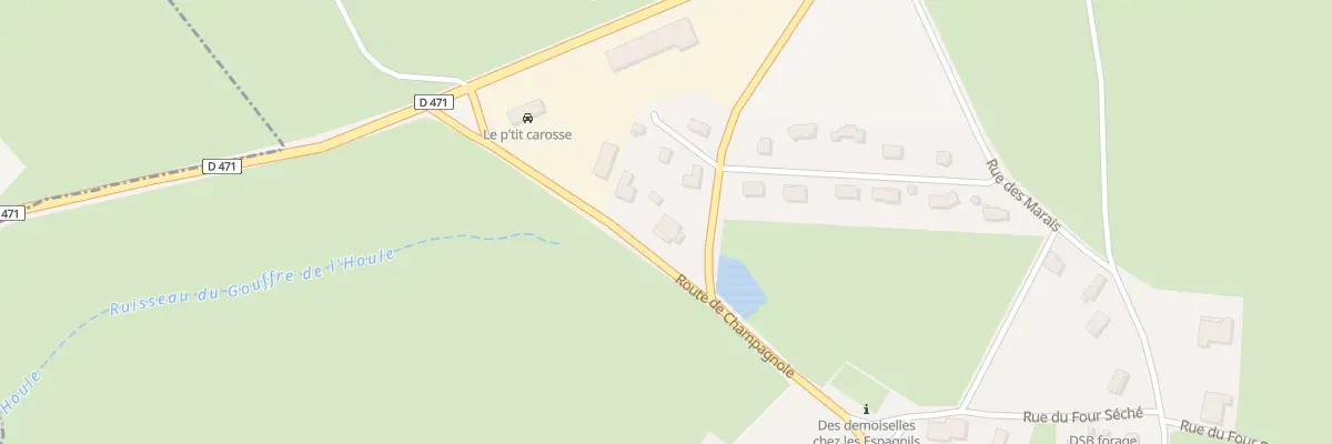 Plan du 1 Rue de Champagnole à Esserval-Tartre