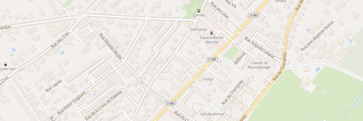 Plan du 24 Rue de la Corvée à Besançon