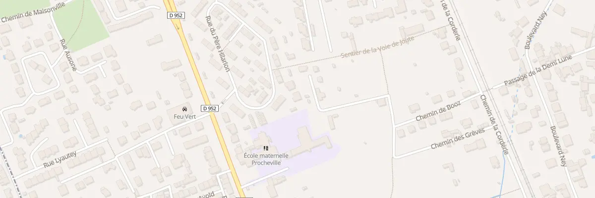 Plan du 264 Rue du Père Hilarion à Pont-à-Mousson