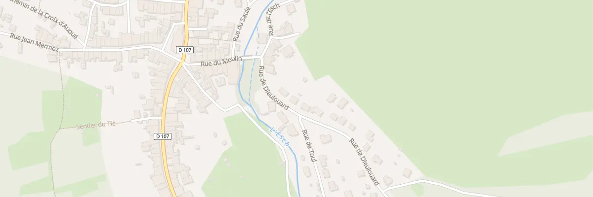 Plan du 7 Rue de Dieulouard à Jezainville