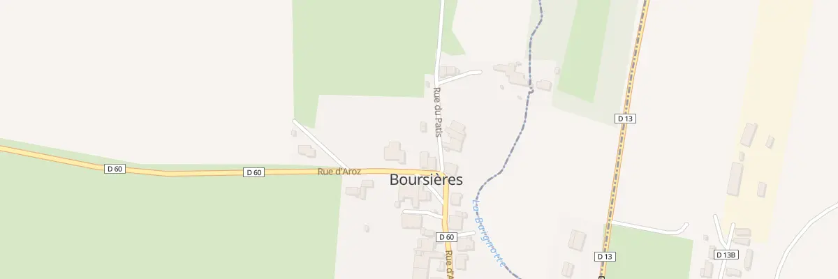 Plan du 12 Rue d’Aroz à Boursières