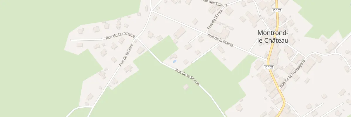 Plan du 4 Rue de la Scierie à Montrond-le-Château