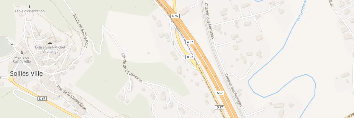 Plan du 9202 La Fouan d’Aouque à Solliès-Ville