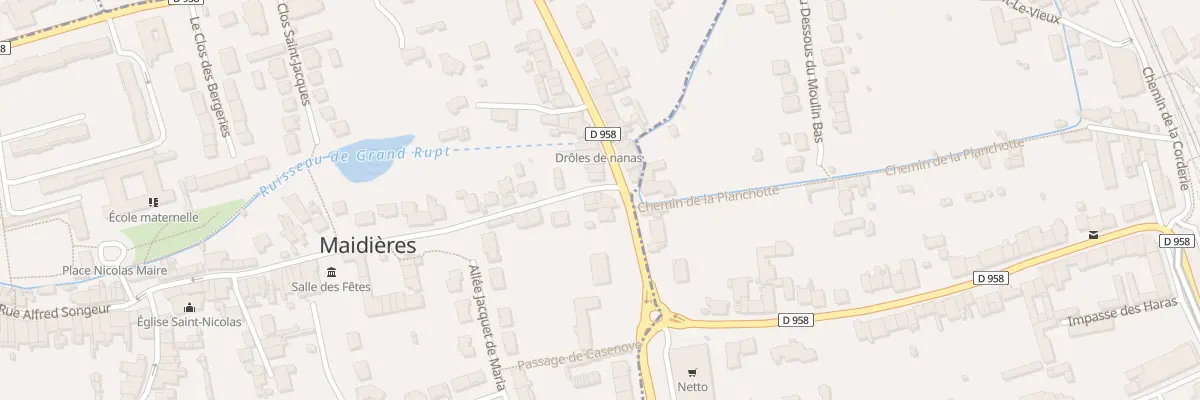 Plan du 3 Rue du Bois le Prêtre à Maidières