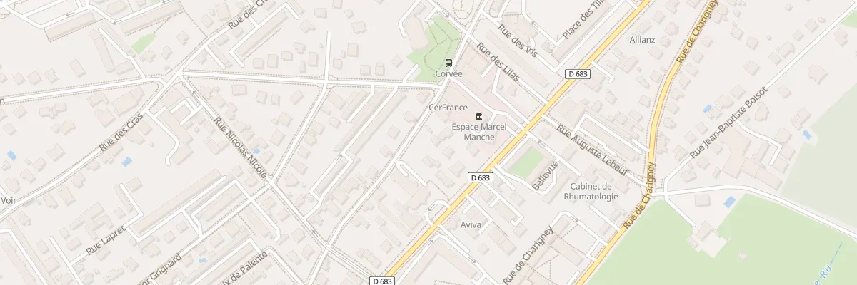 Plan du 28 Rue de la Corvée à Besançon