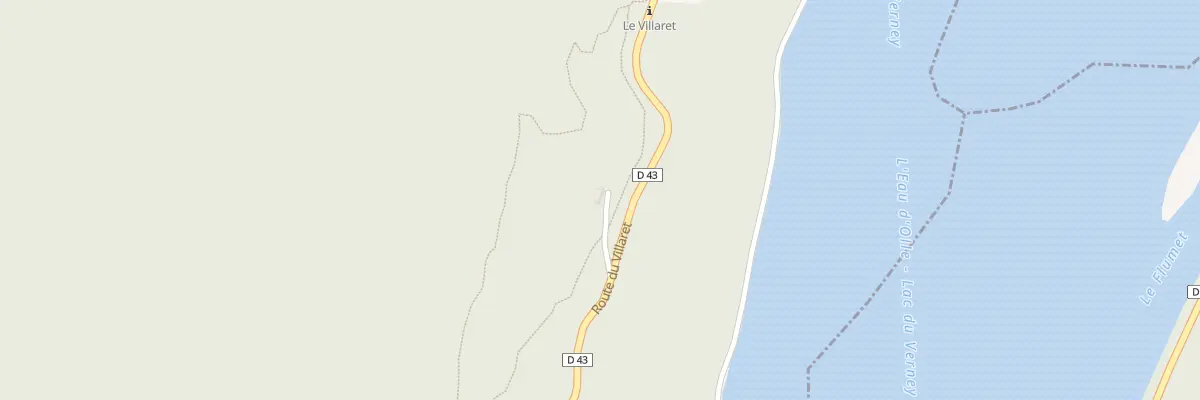 Plan du 1480 Rte du Villaret à Allemond