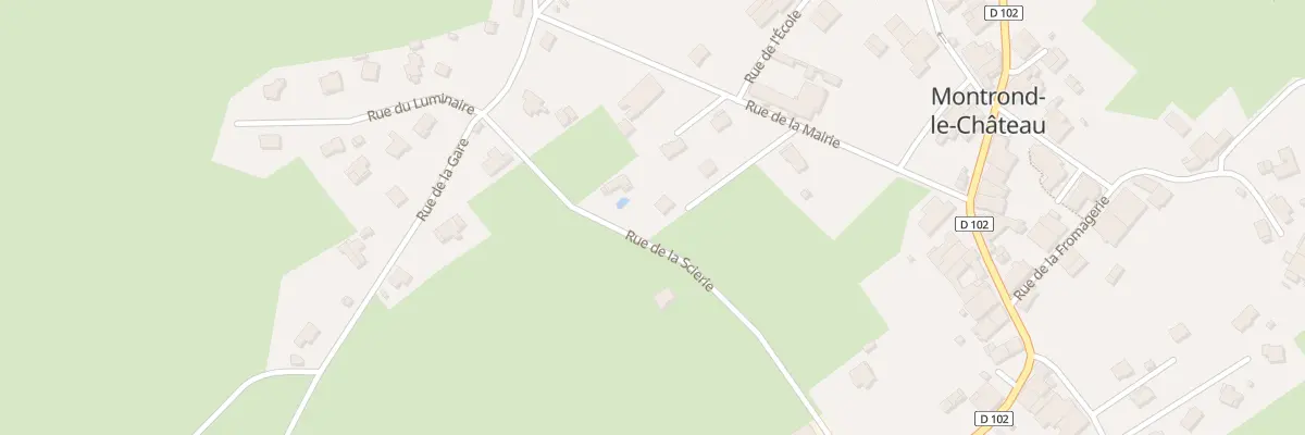 Plan du 1B Rue de la Mairie à Montrond-le-Château