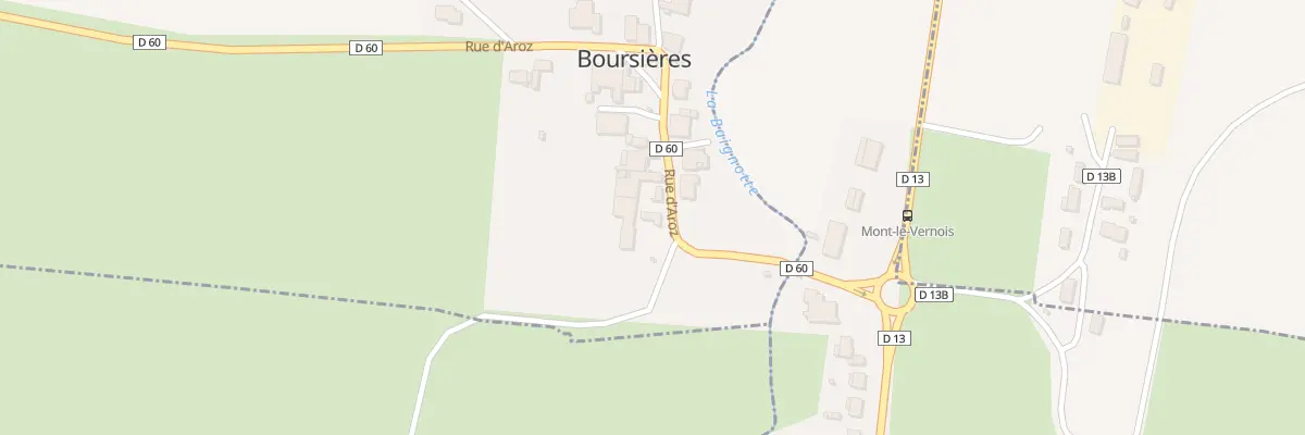 Plan du 3 Rue d’Aroz à Boursières