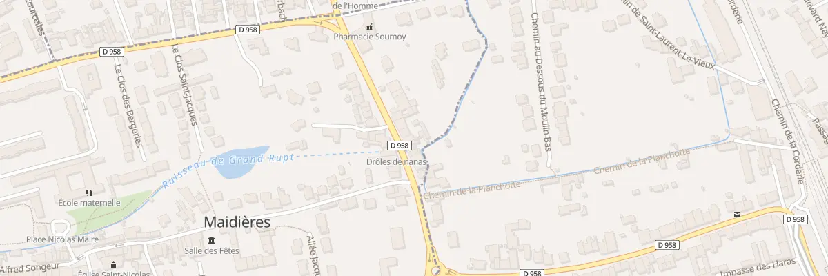 Plan du 10 Rue Saint-pierre à Maidières