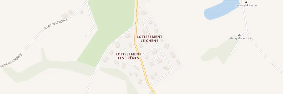 Plan du 5 All du Chêne à Montagny-les-Lanches