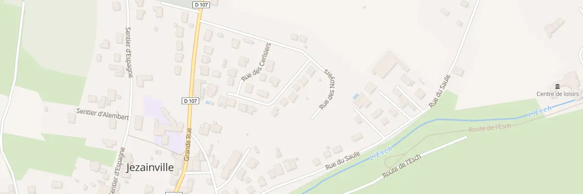 Plan du 22 Rue des Cerisiers à Jezainville