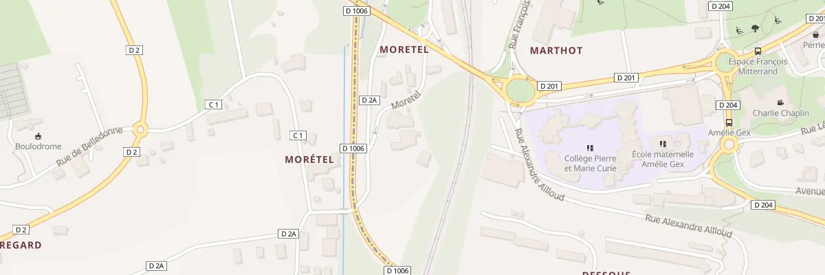 Plan de Moretel à Montmélian