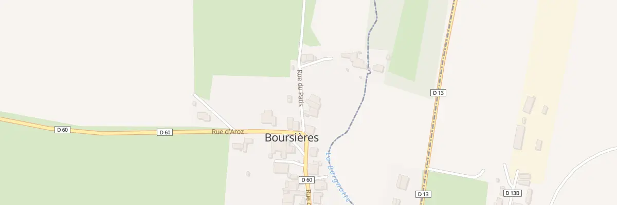 Plan du 6 Rue du Patis à Boursières