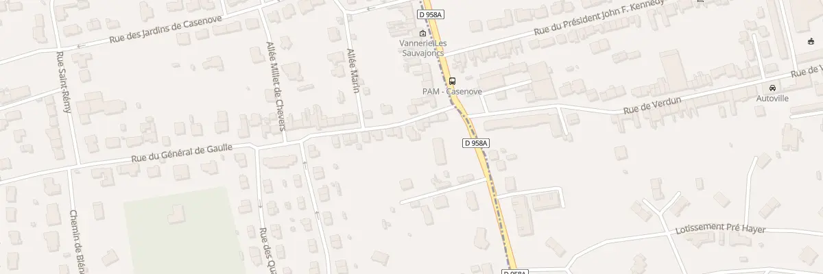 Plan du 5 Rue du Gen de Gaulle à Maidières
