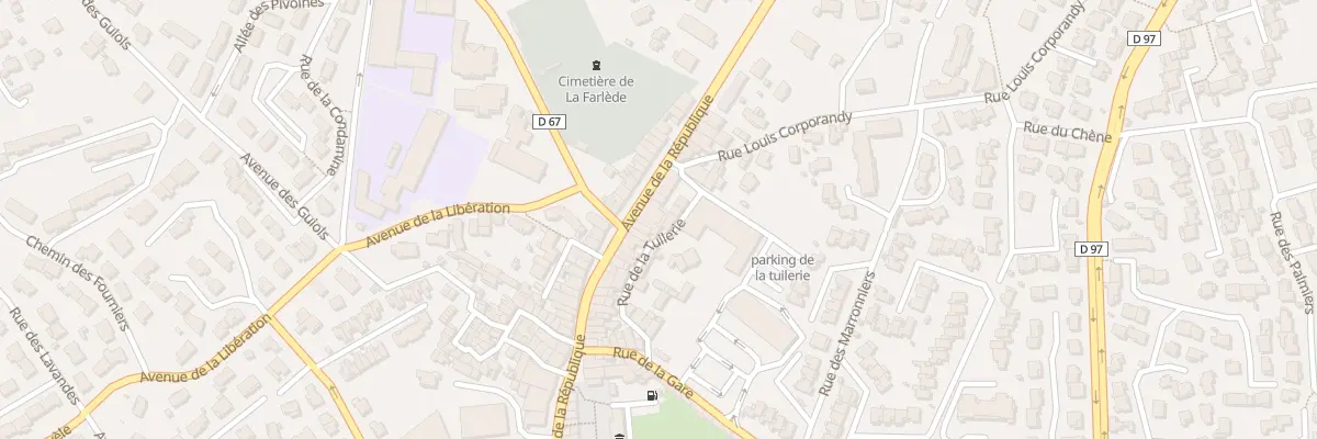 Plan du 134B Av de la République à La Farlède