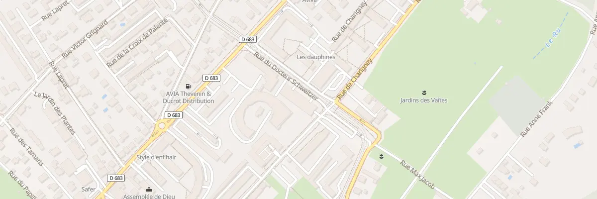 Plan du 5 Rue de Charigney à Besançon