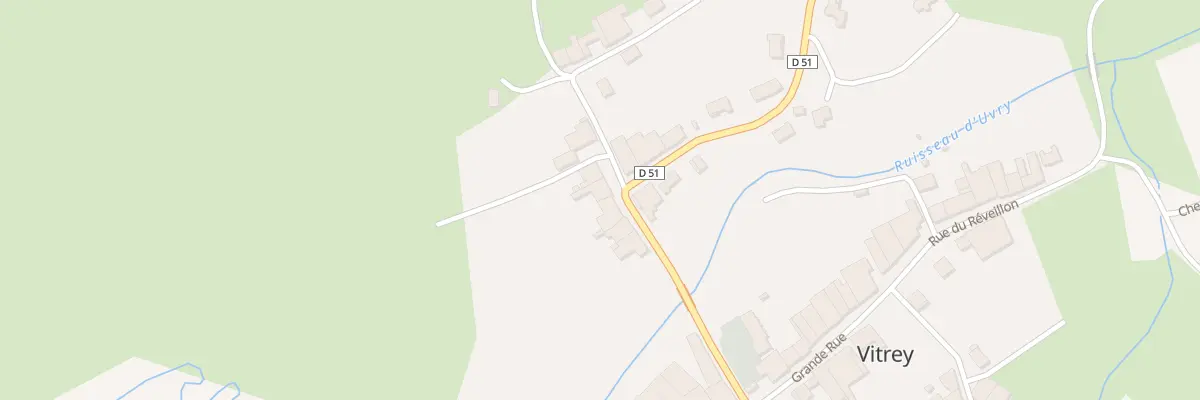 Plan du 11 Rue du Haut du Champ à Vitrey
