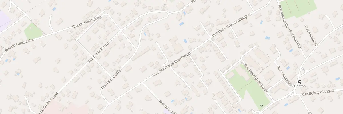 Plan du 25 Rue des Freres Chaffanjon à Besançon