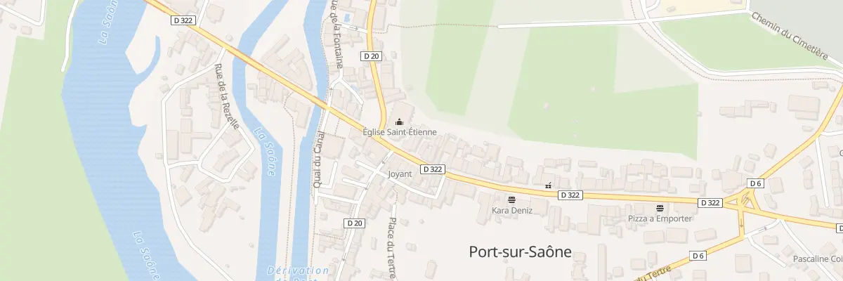 Plan du 22 Rue Francois Mitterrand à Port-sur-Saône