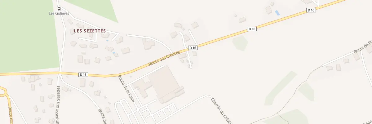 Plan du 521 Rte des Creuses à Chavanod