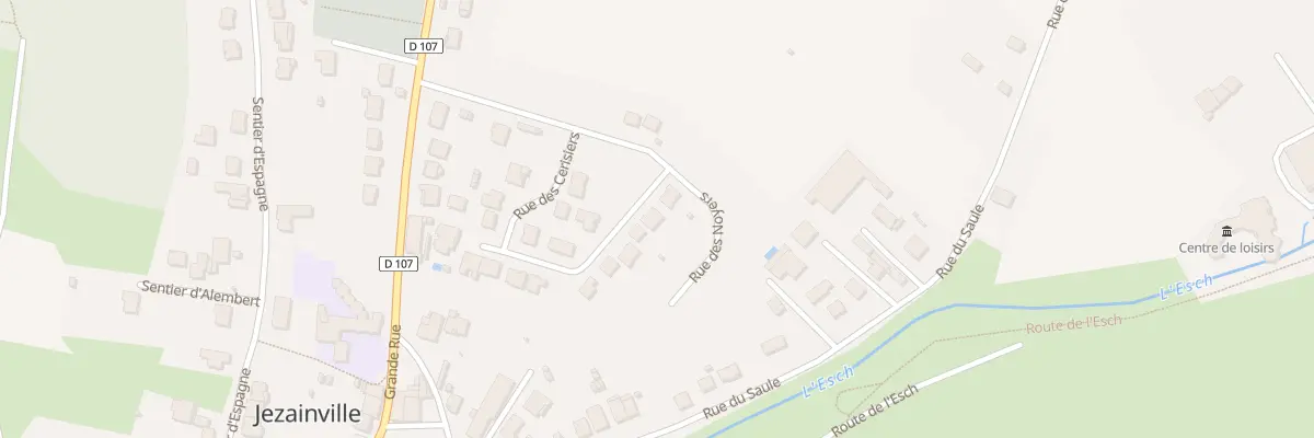 Plan du 26 Rue des Cerisiers à Jezainville