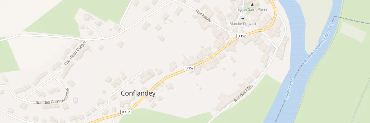 Plan du 20 Gr Grande Rue à Conflandey