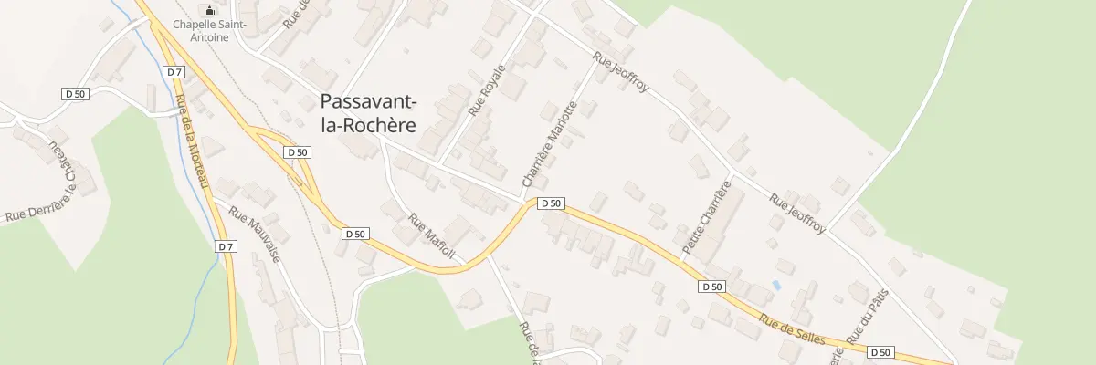 Plan du 3 Rue de Selles à Passavant-la-Rochère