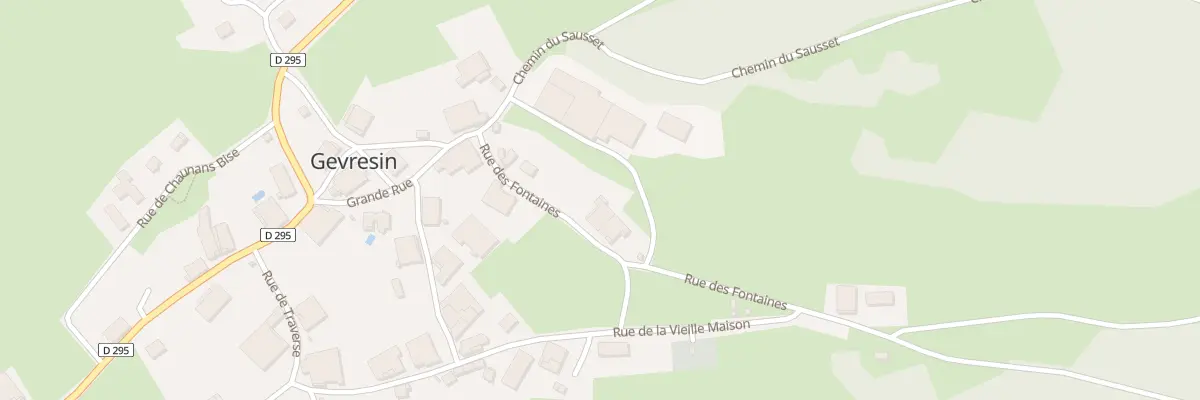 Plan du 5 Rue des Fontaines à Gevresin