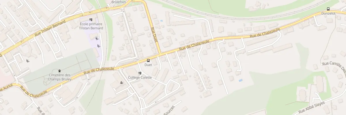 Plan du 32 Rue de Chalezeule à Besançon