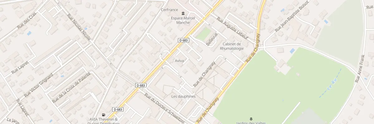 Plan du 138 Rue de Belfort à Besançon