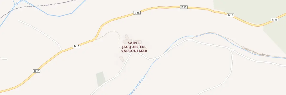 Plan du 36 Che de la Font Vieille à Saint-Jacques-en-Valgodemard