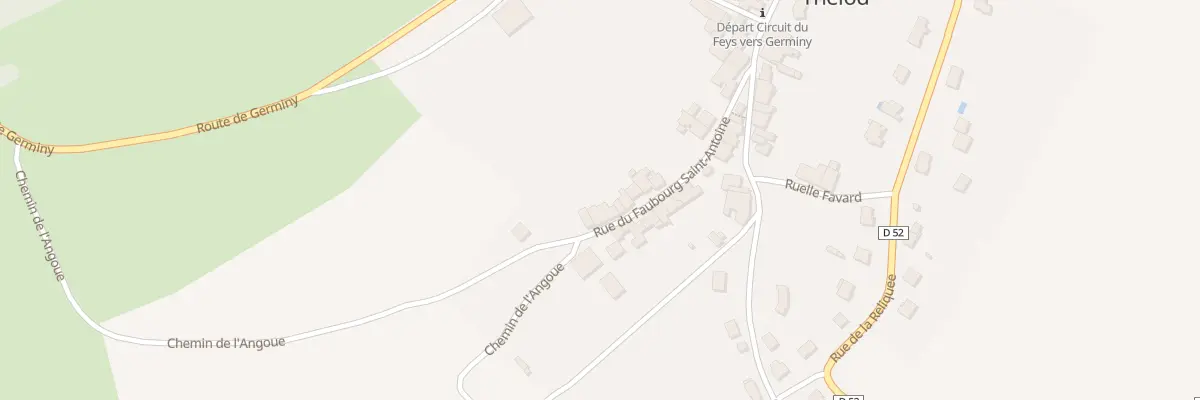 Plan du 33 Rue du Fbg St Antoine à Thélod