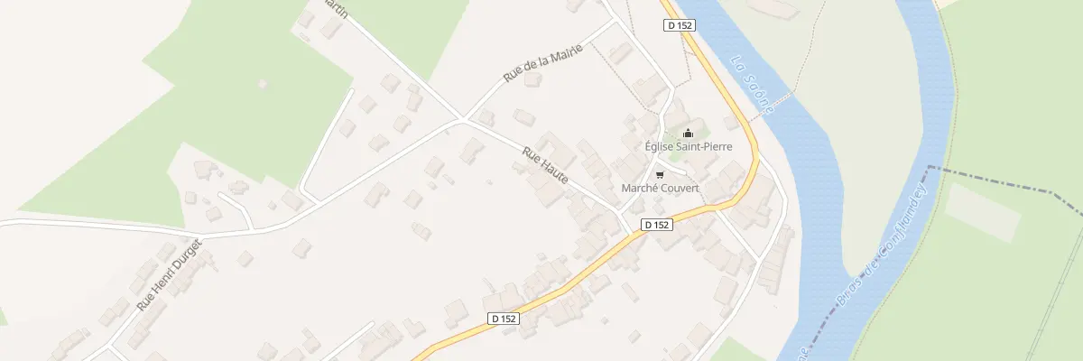Plan du 10 Rue Haute à Conflandey