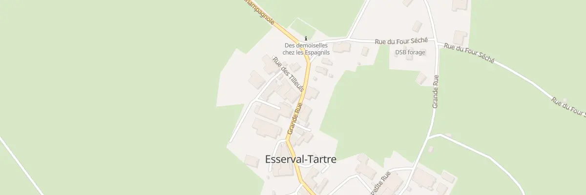 Plan du 6 Rue Grande Rue à Esserval-Tartre
