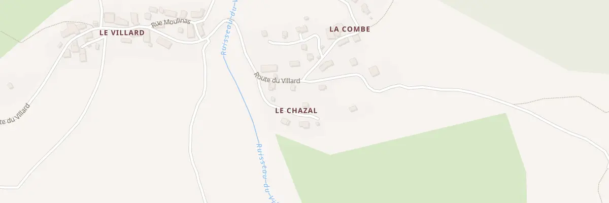 Plan du 119 Rue du Chazal à Saint-Firmin