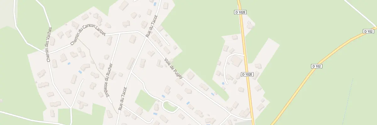 Plan du 14 Rue du Tacot à Montrond-le-Château