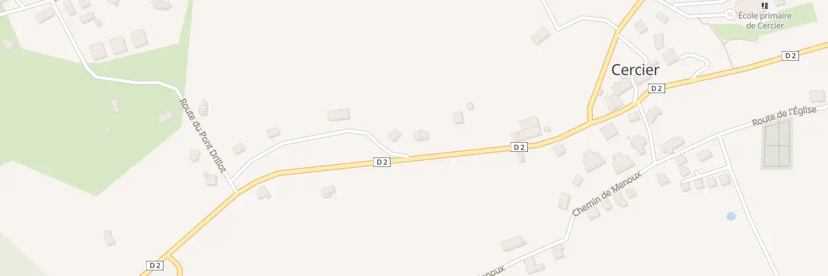 Plan du 182 Rte de Frangy à Cercier