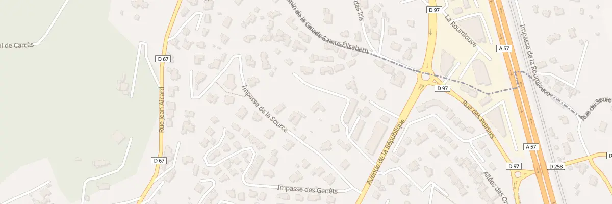 Plan du 187 Imp du Magnolia à La Farlède