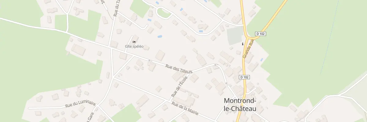 Plan du 12 Rue du Tilleul à Montrond-le-Château