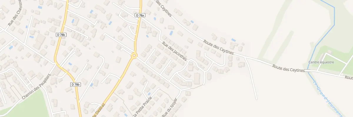 Plan du 87 Rue des Jacinthes à Saint-Genis-Pouilly