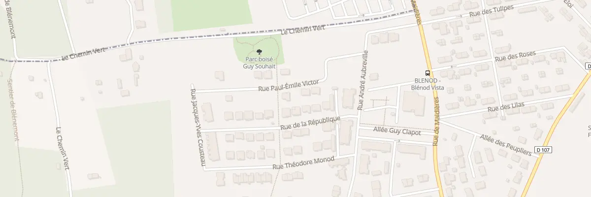 Plan du 14 Rue Paul Émile Victor à Blénod-lès-Pont-à-Mousson